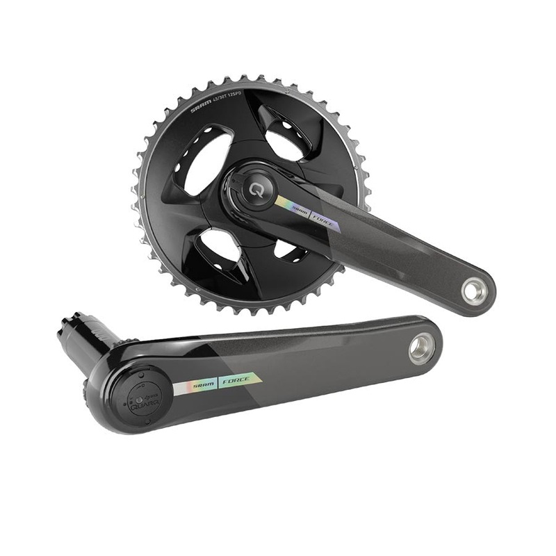 SRAM Force AXS Wide Power Meter Crankset – 167.5mm 2x 12-Speed 43/30t 94 BCD DUB Spindle Interface Iridescent Gray D2