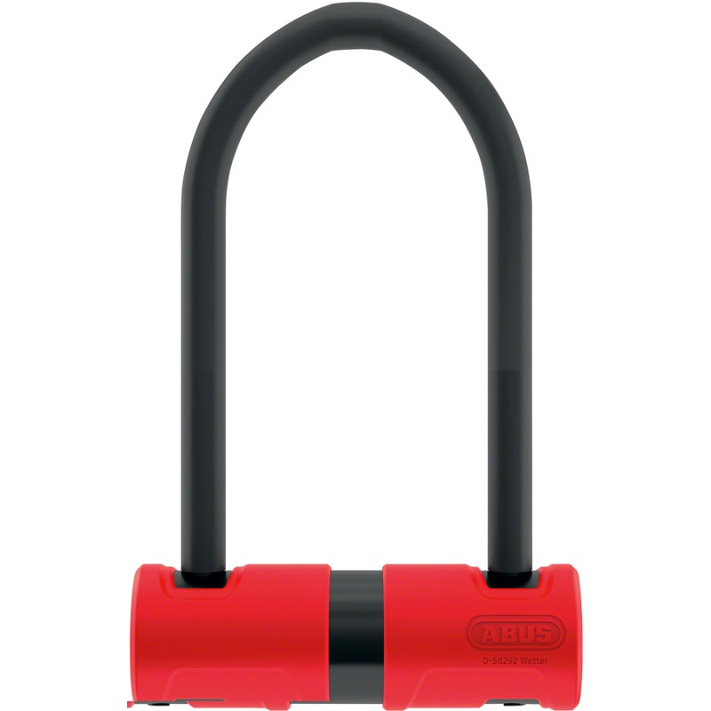 Abus 440A Alarm U-Lock – 4.2 x 6.3″ Keyed Black/Red Includes bracket