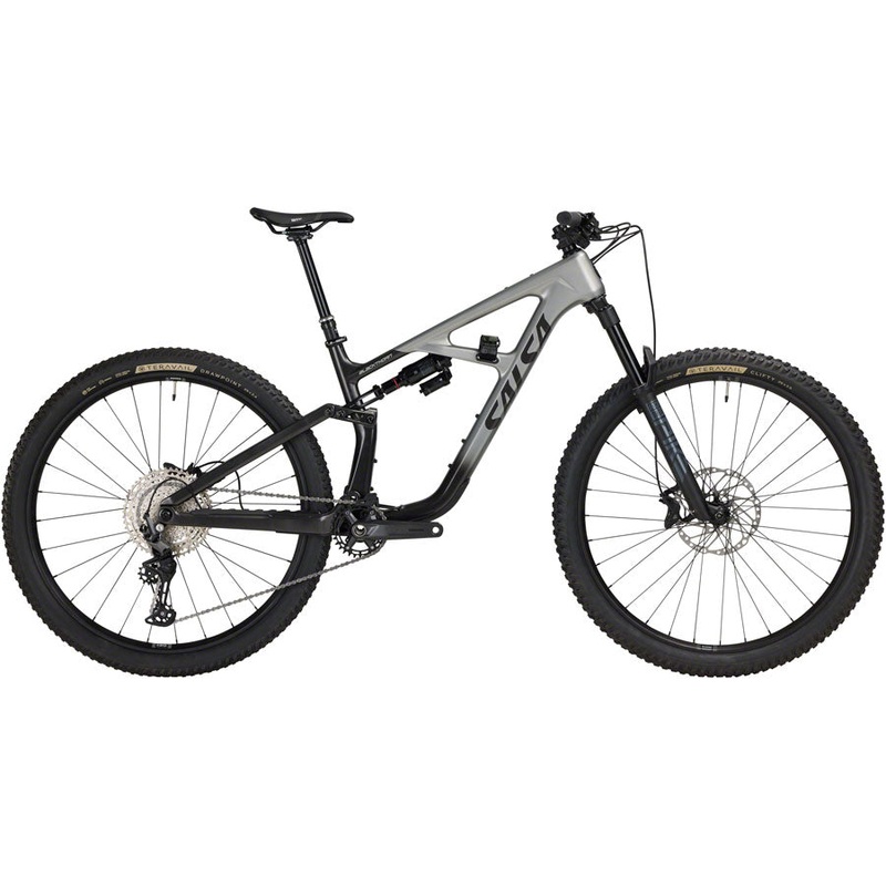 Salsa Blackthorn 125 C Deore 12 Bike – 29″, Carbon, Coffee Black /Smoke, Medium