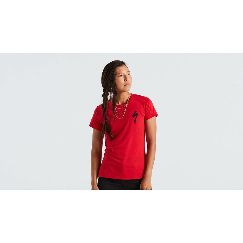 Specialized s-logo tee ss wmn flo red l