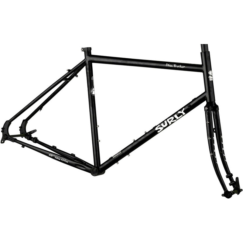 Surly Disc Trucker Frameset – 700c Steel Hi-Viz Black 60cm
