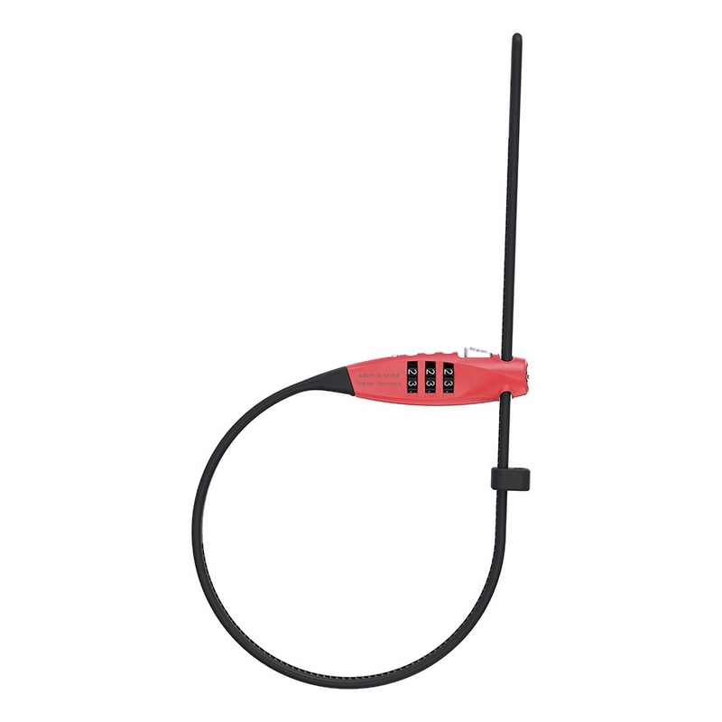 Abus  Combiflex Travel Guard Combo Lock – Red