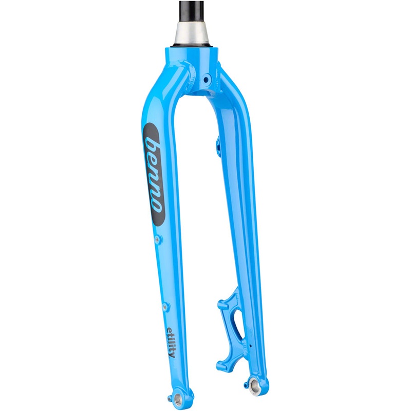Benno Boost Replacement Fork – Aluminum 2022+ Thru-Axle 24″ Post Mount Machine Blue