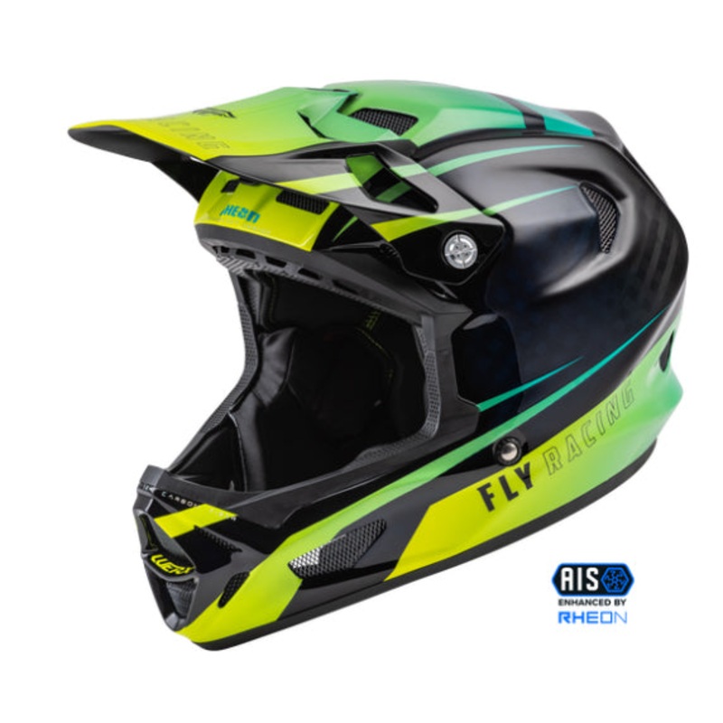 Fly Racing Werx-R Carbon Helmet – Hi-Viz / Teal
