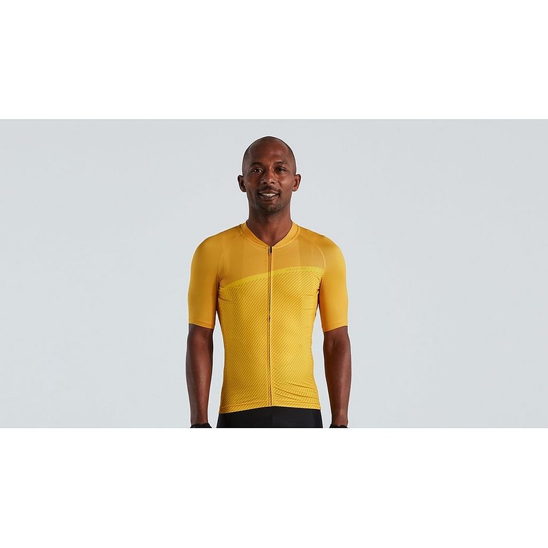 Specialized sl stripe jersey ss men brassy yellow l