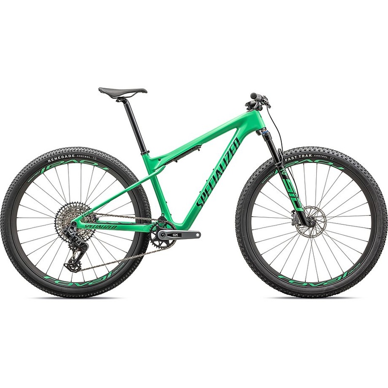 2024 Specialized epic wc expert bike gloss electric green / forest green pearl xs