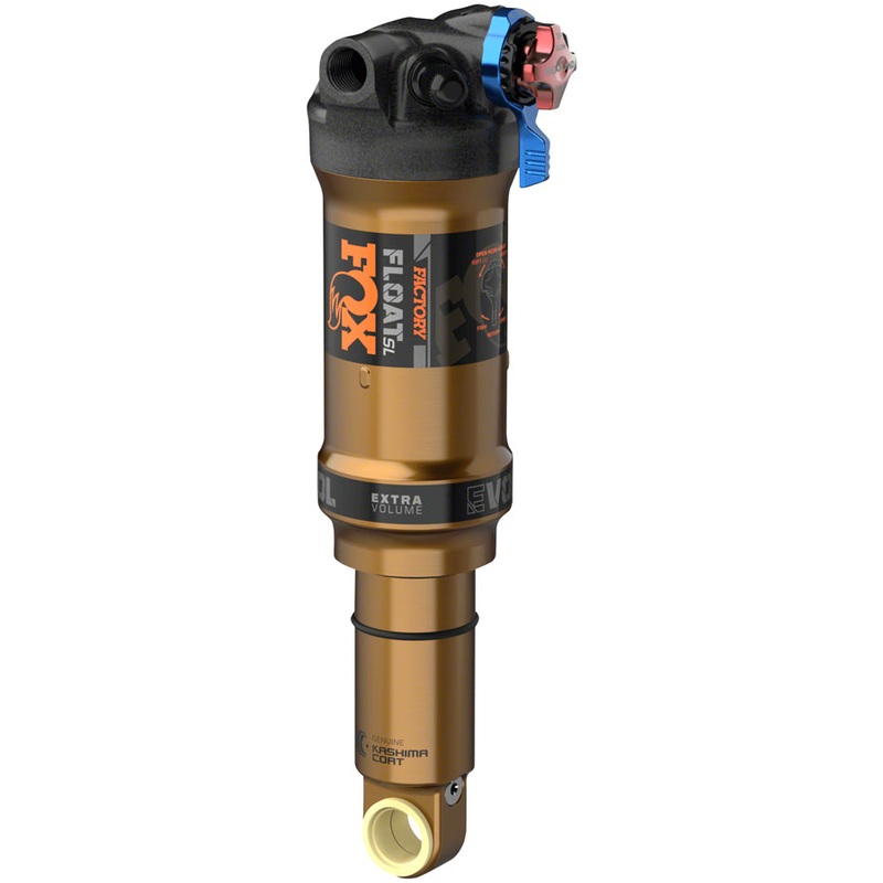 FOX Float SL Factory Rear Shock – Trunnion Metric 165 x 40 mm EVOL SV 3-Position Adj BLK/Kashima Coat