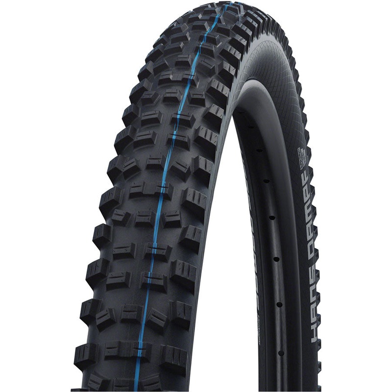 Schwalbe Hans Dampf Tire – 29 x 2.35″ Tubeless Folding BLK Evolution Line Addix Soft Super Trail
