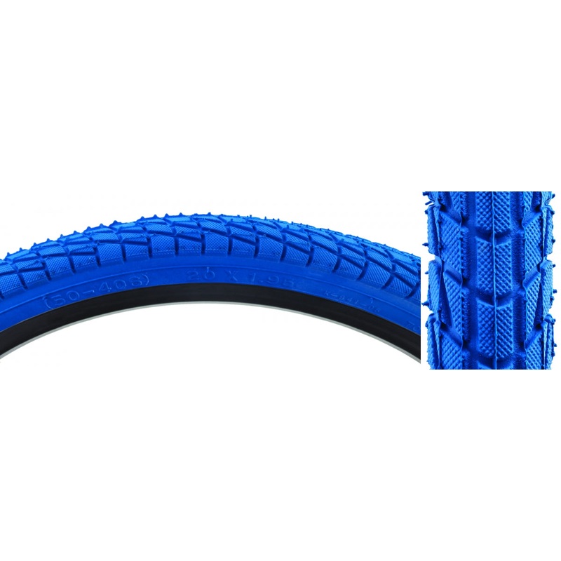 Sunlite Freestyle Kontact 20×1.95 Clincher Wire 65 Bu/Blu Reflective BMX Bike