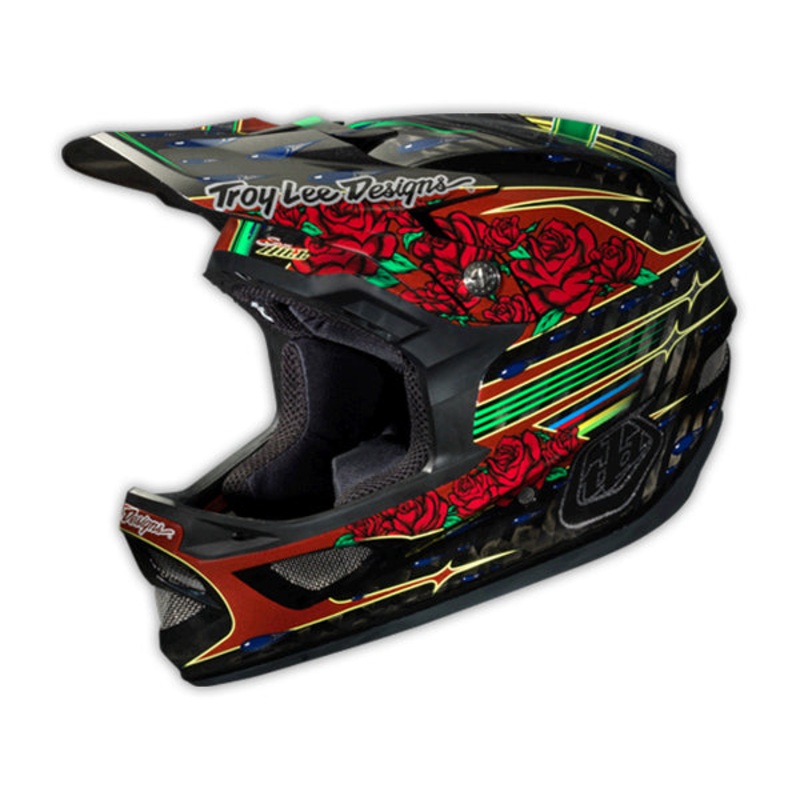 Troy Lee 2013 D3 Carbon Helmet-Sam Hill Black