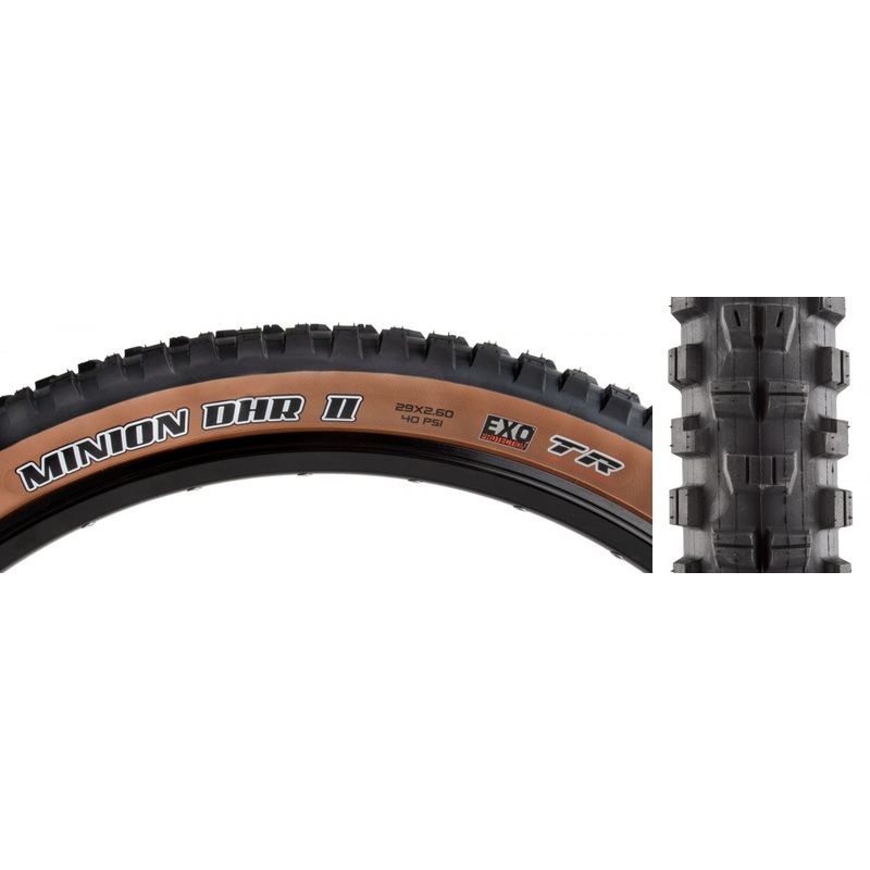 Tire Max Minion Dhr Ii 29X2.4 Black/Sk Fold/60 Exo/Tr/Wt/Dsk