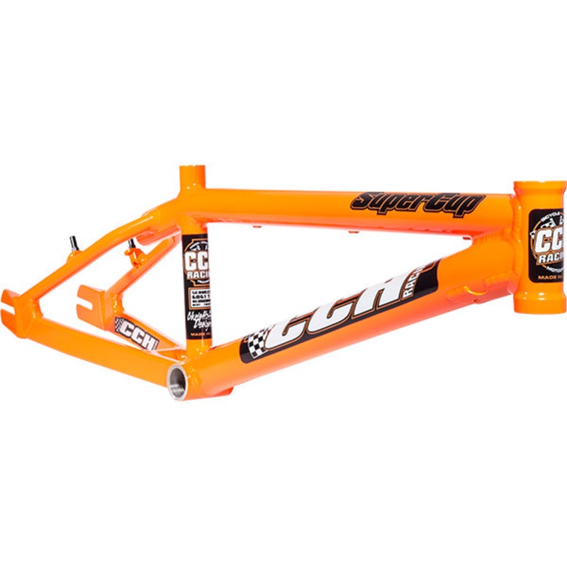 CCH Super Cup Aluminum BMX Race Frame-Fluorescent Orange
