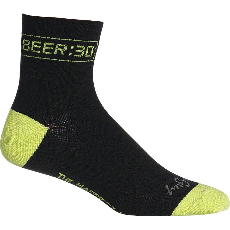 SockGuy Classic Beer:30 Socks – 3 inch, Black, Large/X-Large