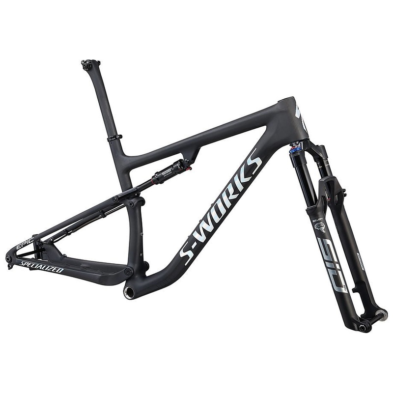 Specialized epic S-Works frmset satin carbon/gloss white spectraflair xl