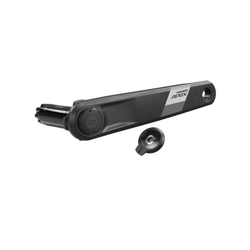 SRAM Apex AXS Wide Left Crank Arm Power Meter Spindle Assembly – 172.5mm 12-Speed DUB Spindle Interface BLK D1