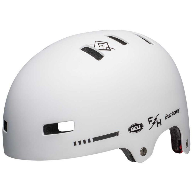 Bell Local BMX Helmet – Fasthouse Matt White