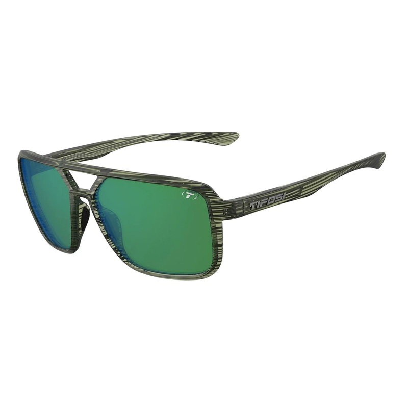 Tifosi Salto Polarised Single Lens Sunglasses – Olive Stripe Fade