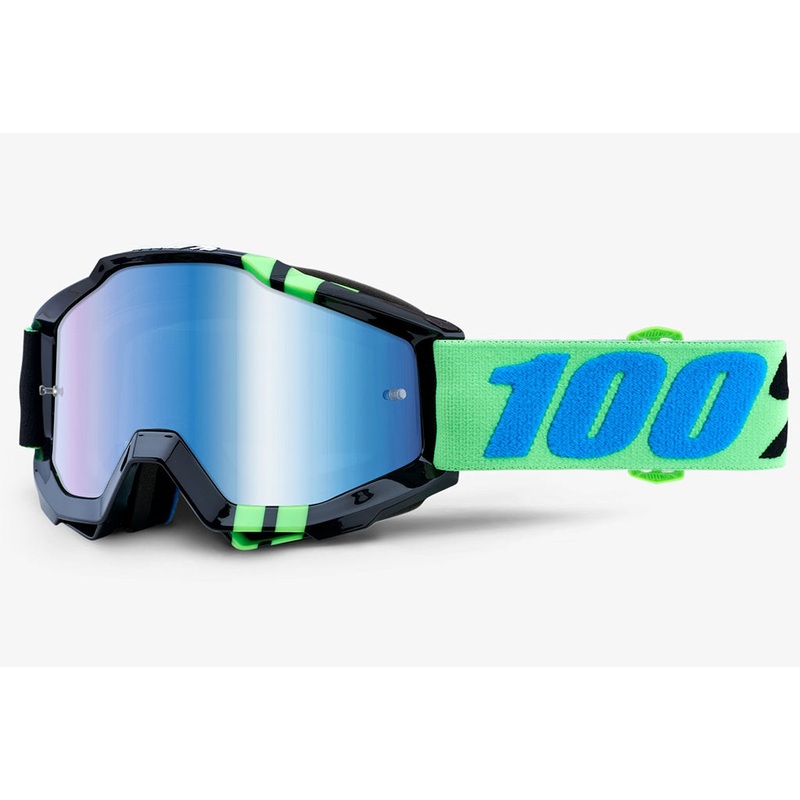 100% Accuri Goggles-Zerg-Mirror Blue Lens