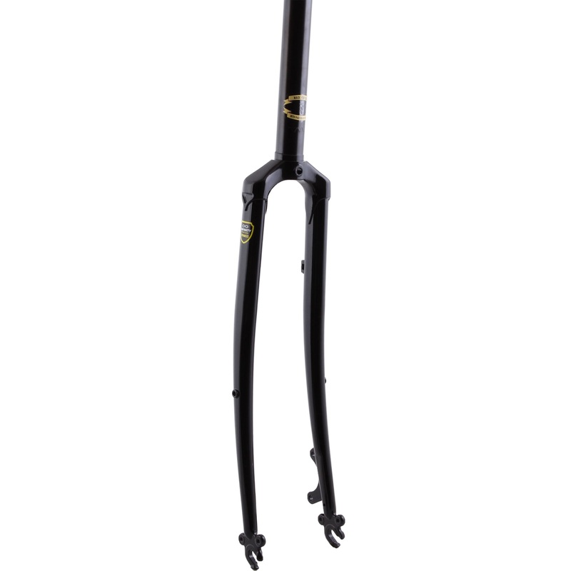 Soma Lugged CX Disc Forks 700c, Tange CrMo Cross Frames, Eyelets for Racks & Panniers, 44mm Offset, Black & Purple Options