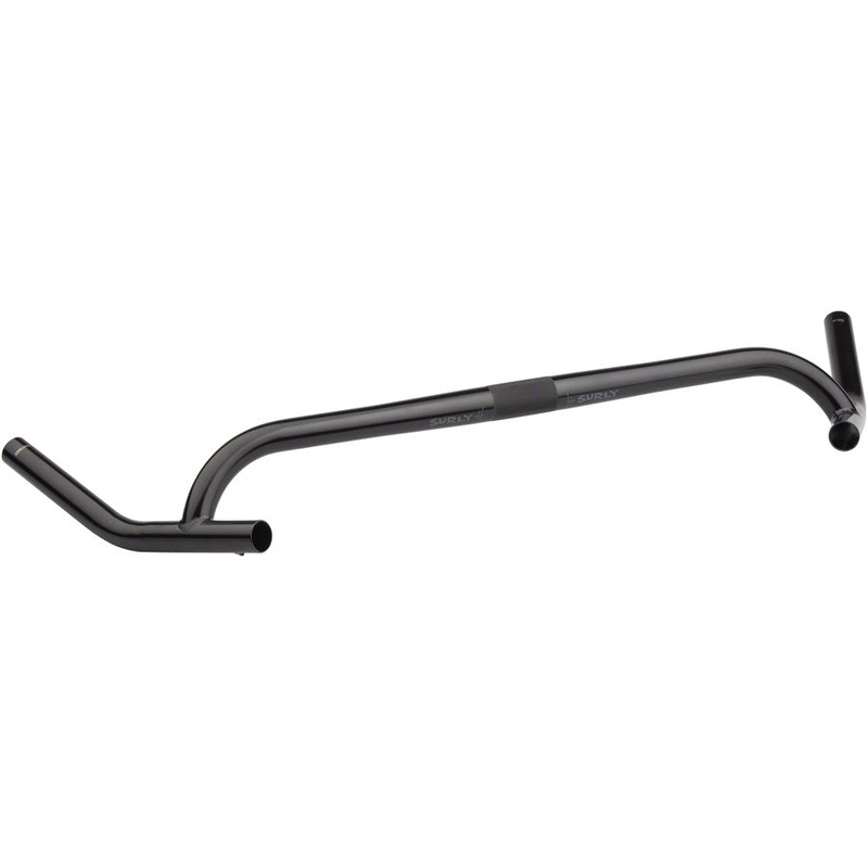 Surly Corner Bar Handlebar – 25.4mm Clamp 46cm Width Chromoly Black