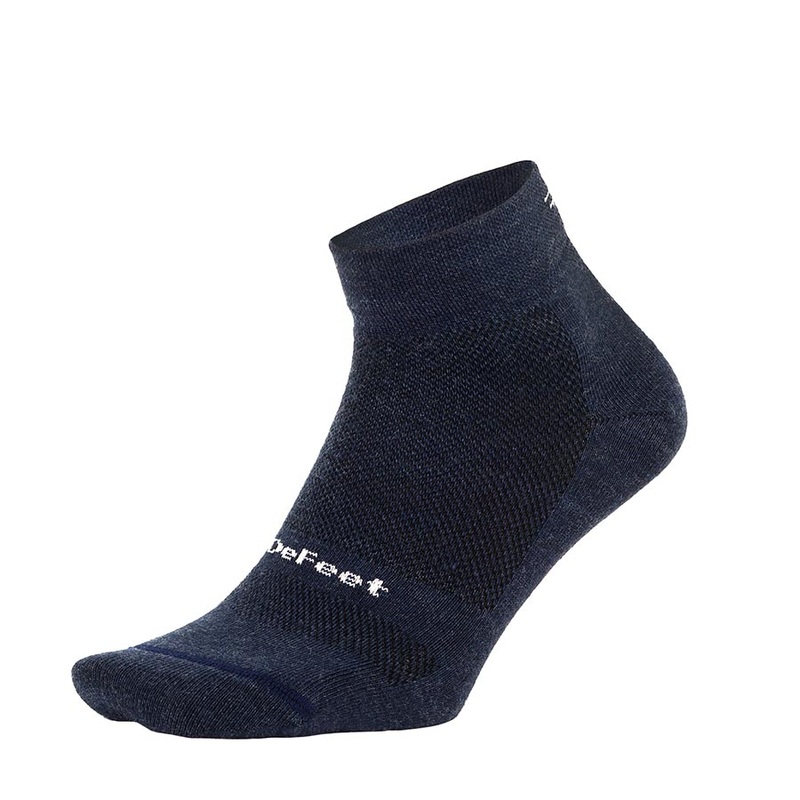 DeFeet Wooleator Pro 1” Socks, Logo Navy, L, Pair
