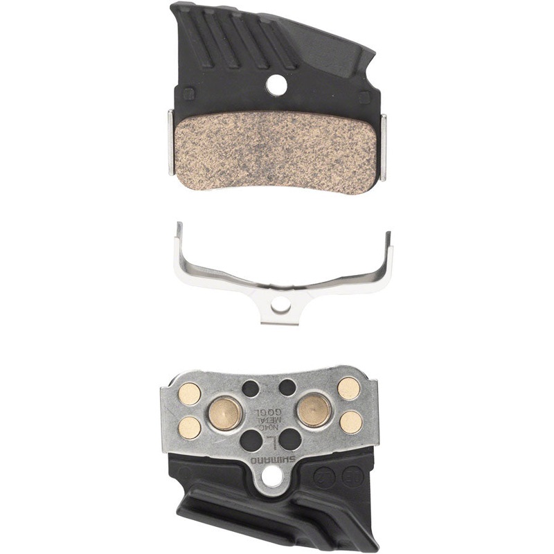 Shimano N04C-MF Disc Brake Pads Springs – Metal Compound Finned Alloy Stainless Steel Back Plate One Pair