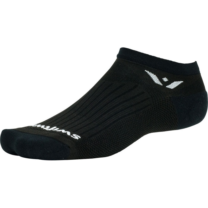 Swiftwick Performance Zero Socks – No Show, Black, X-Large