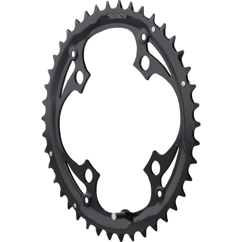 TruVativ Trushift 42T x 104mm BCD Steel Ring Black V4
