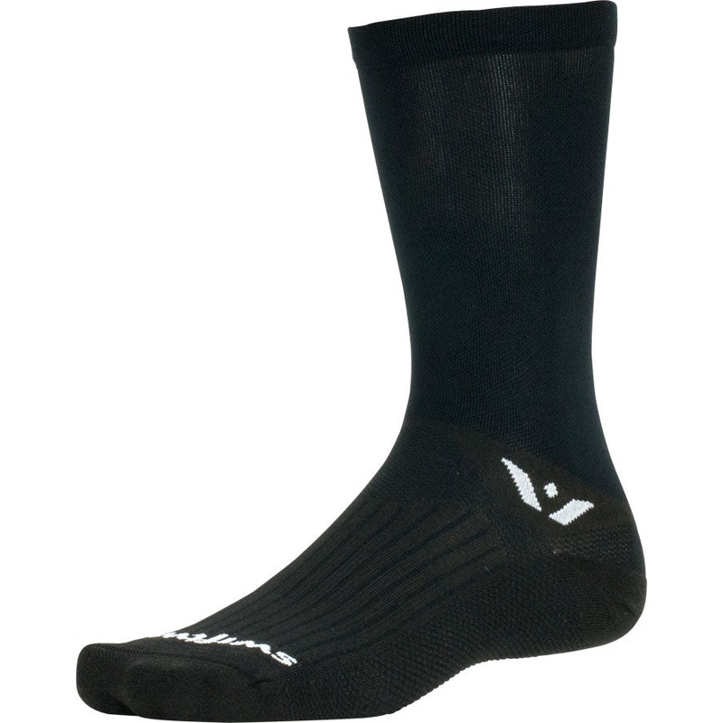 Swiftwick Aspire Crew Socks – 7″ Black X-Large