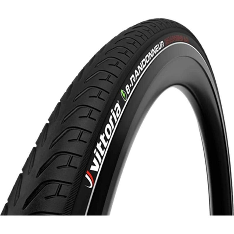 Vittoria e-Randonneur Tire – 700 x 35 Clincher Wire Black/Reflective G2.0