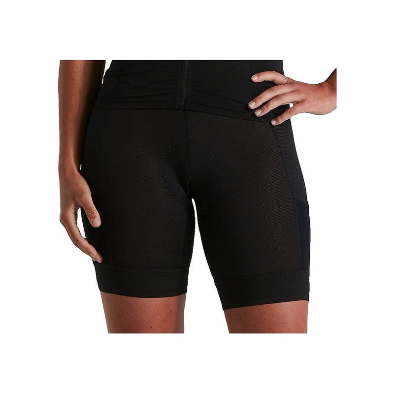 2022 SPECIALIZED ULTRALIGHT LINER SHORT W/SWAT WOMEN SHORT – Black, LARGE