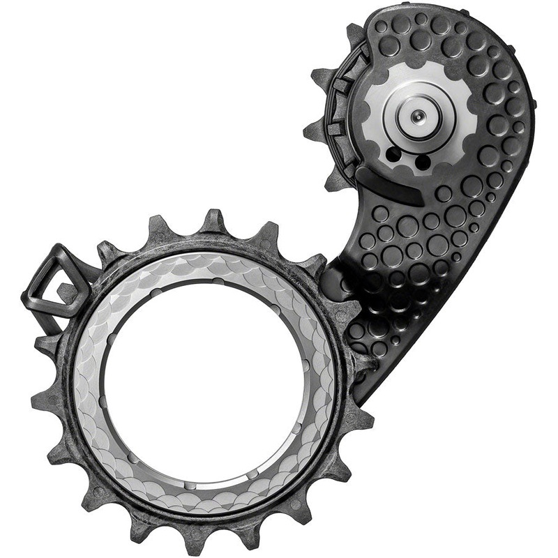 absoluteBLACK HOLLOWcage Oversized Derailleur Pulley Cage – For Shimano Dura-Ace 9250  Full Ceramic Bearings Carbon Cage Titanium