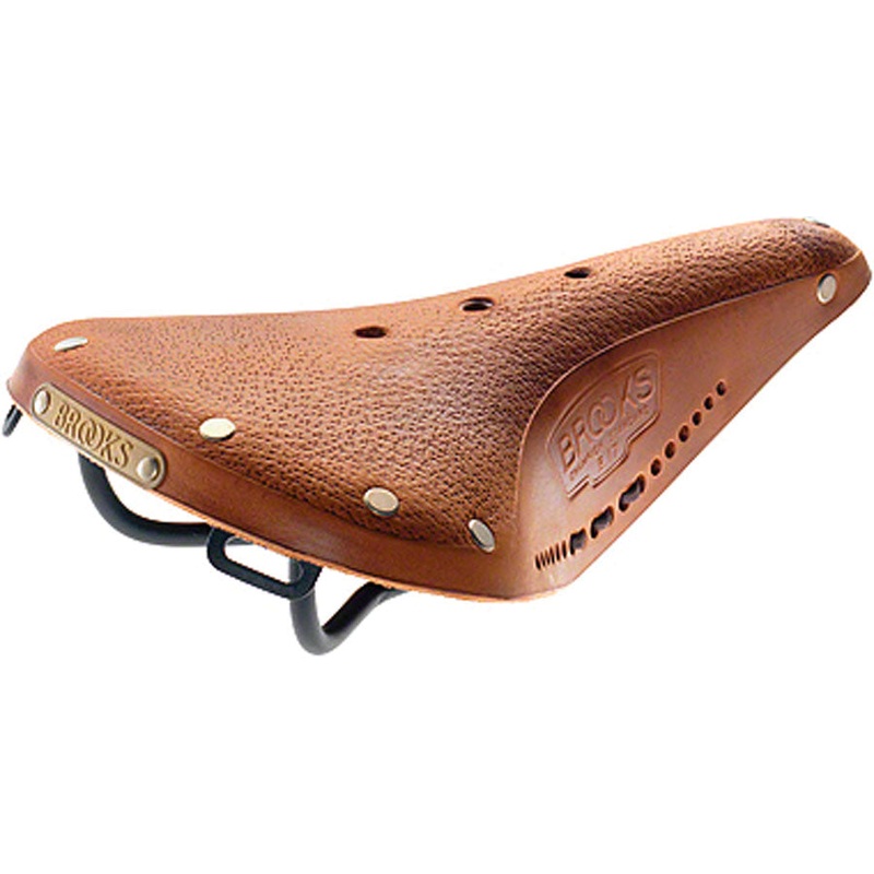 Brooks B17 Softened Saddle – Steel, Tan, Men’s