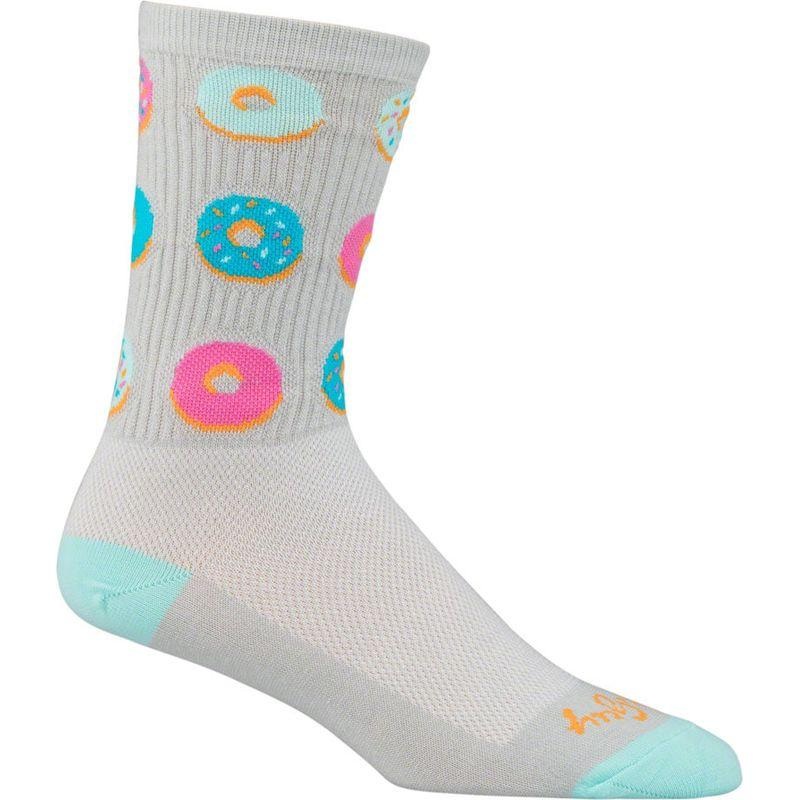 SockGuy Crew Glazed Socks – 5 Gray Small/Medium