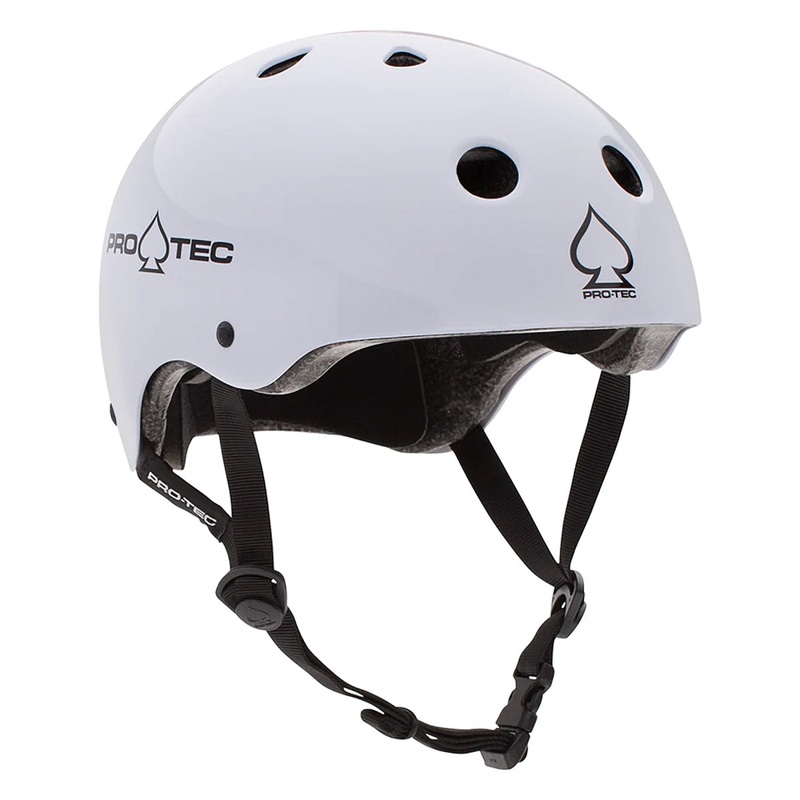 BMX Helmet Protec Classic Skate XS 20.5 to 21.3in (52 to 54 cm) Gloss White BMX/Skate