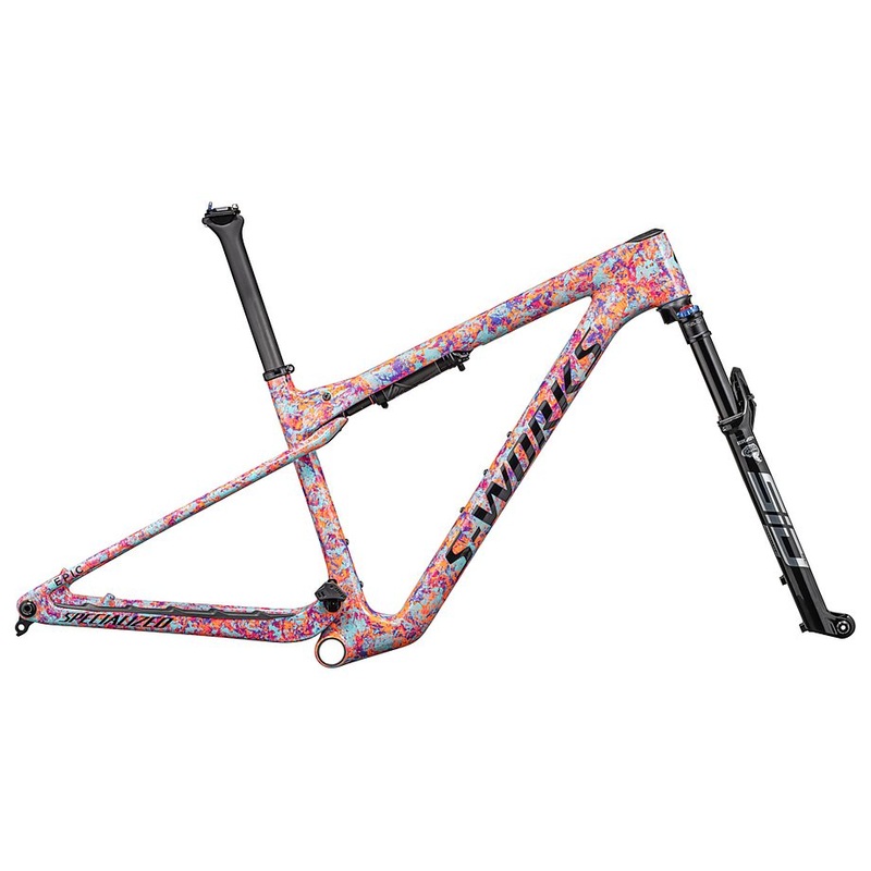 Specialized epic wc S-Works frmset gloss lagoon blue / purple orchid / blaze impasto m