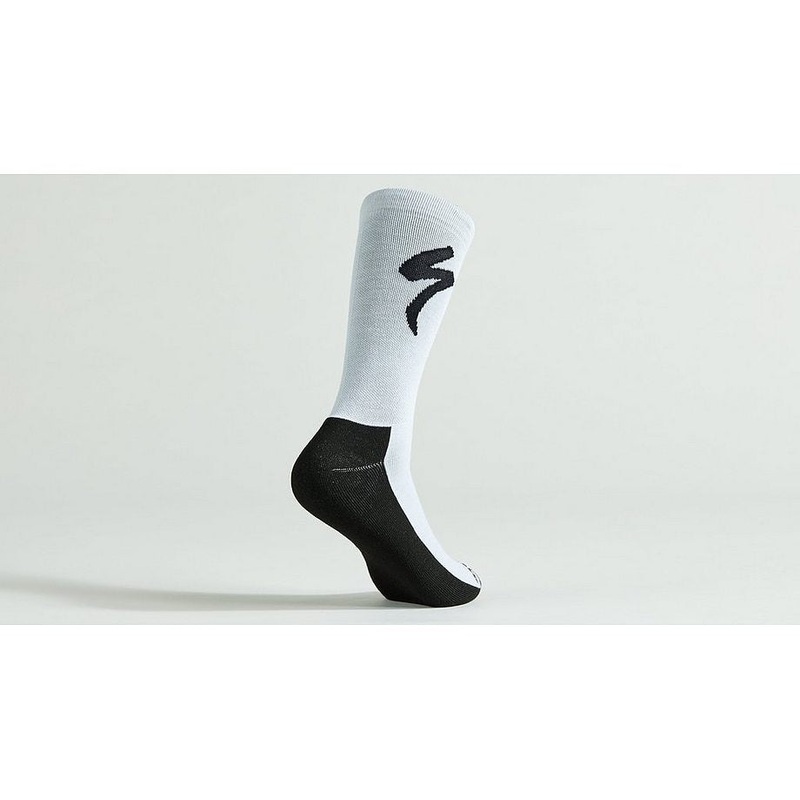 Specialized primaloft lightweight tall logo sock dove grey s