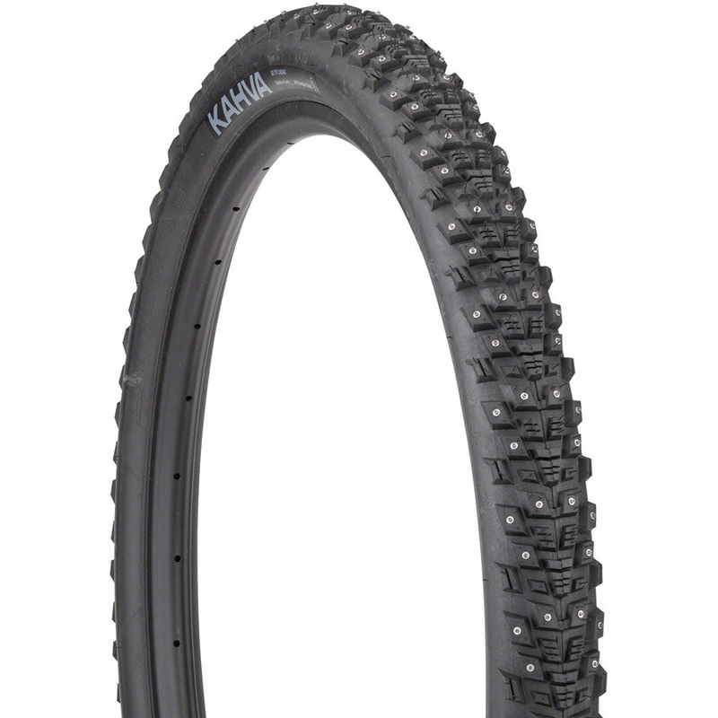 45NRTH Kahva Tire – 29 x 2.25, Tubeless, Folding, Black, 60 TPI, 252 Concave Carbide Studs