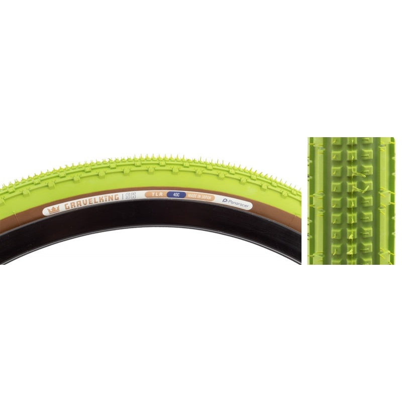 GravelKing SK Tire – 700 x 45 Tubeless Folding Matcha/Brown