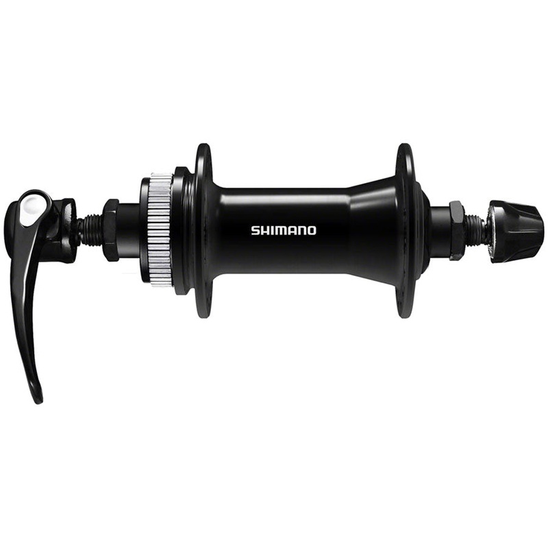 Shimano Deore HB-QC400 Front Hub – QR x 100mm Center-Lock Disc Black 36H