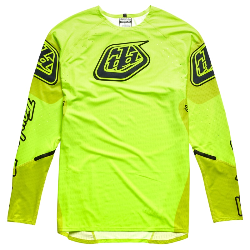 Troy Lee Designs Sprint Ultra Long Sleeve MTB Jersey – Sequence – Flo Yellow