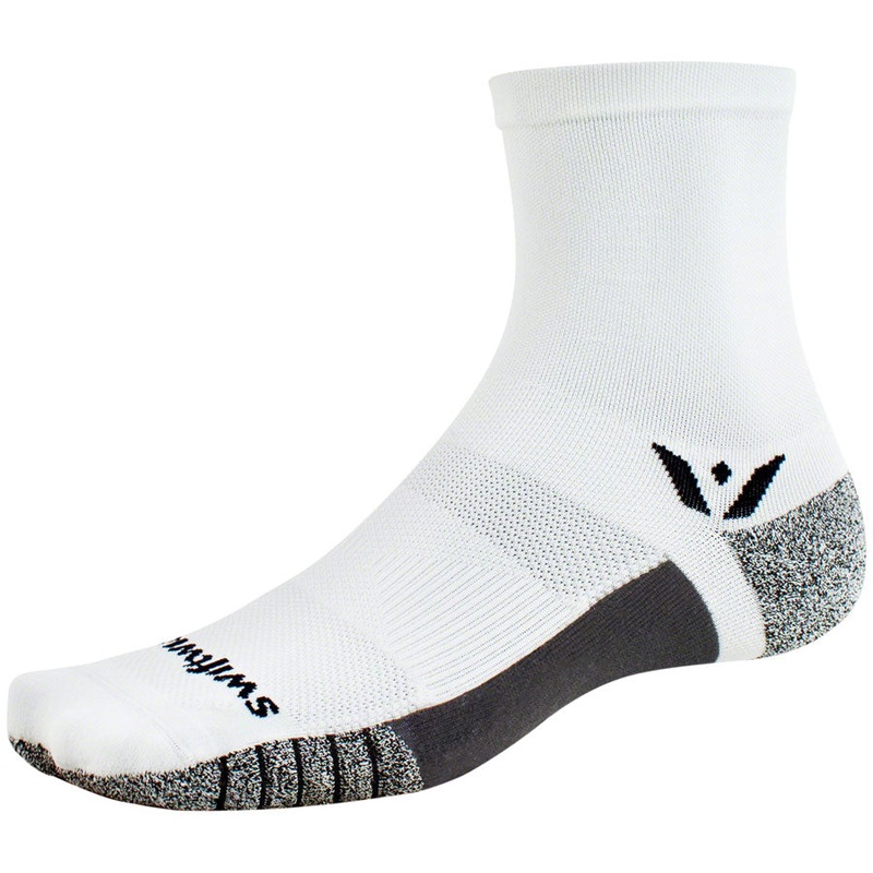 Swiftwick Flite XT Mid Crew Socks – 5″ White X-Large