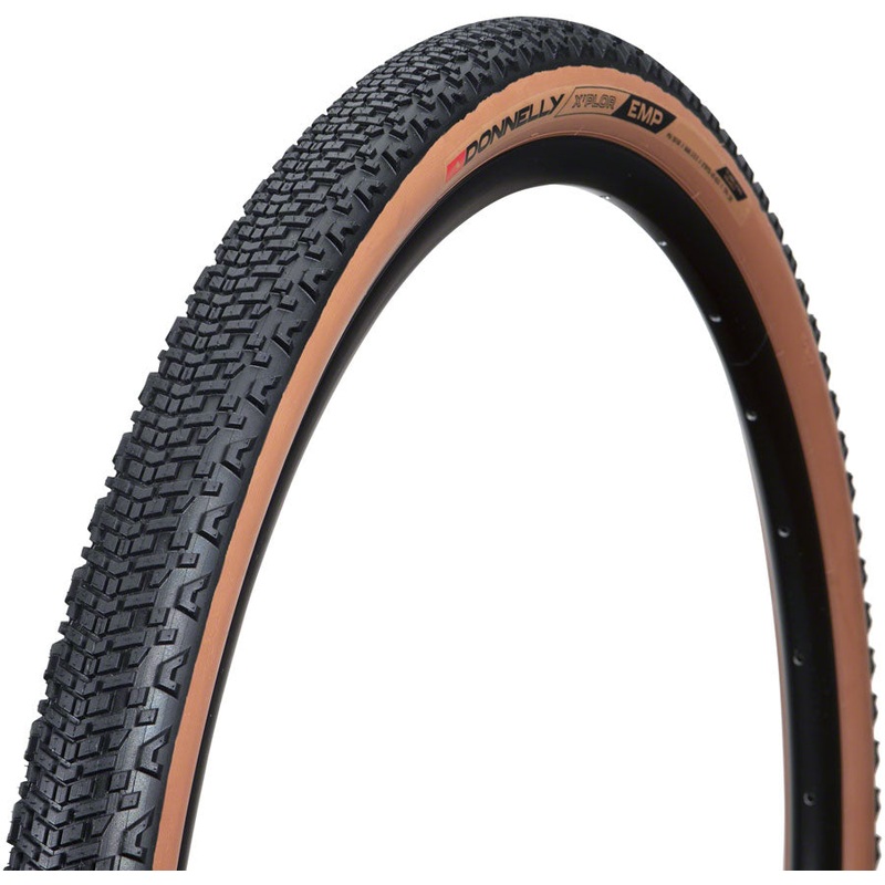 Donnelly Sports EMP Tire – 700 x 38 Tubeless Folding Black/Tan