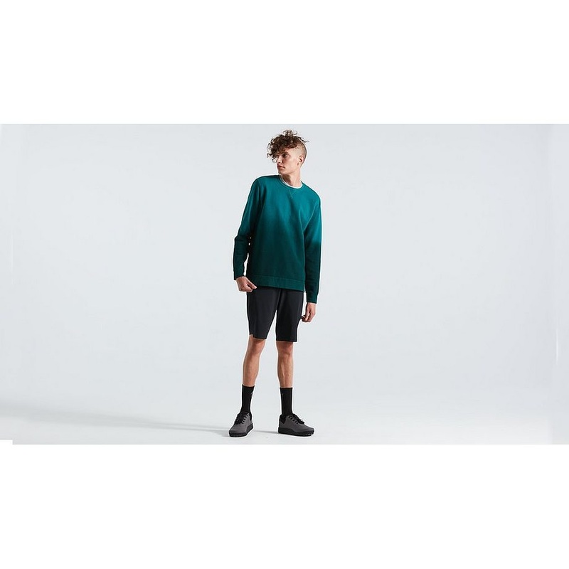 Specialized legacy spray crewneck ls men tropical teal s