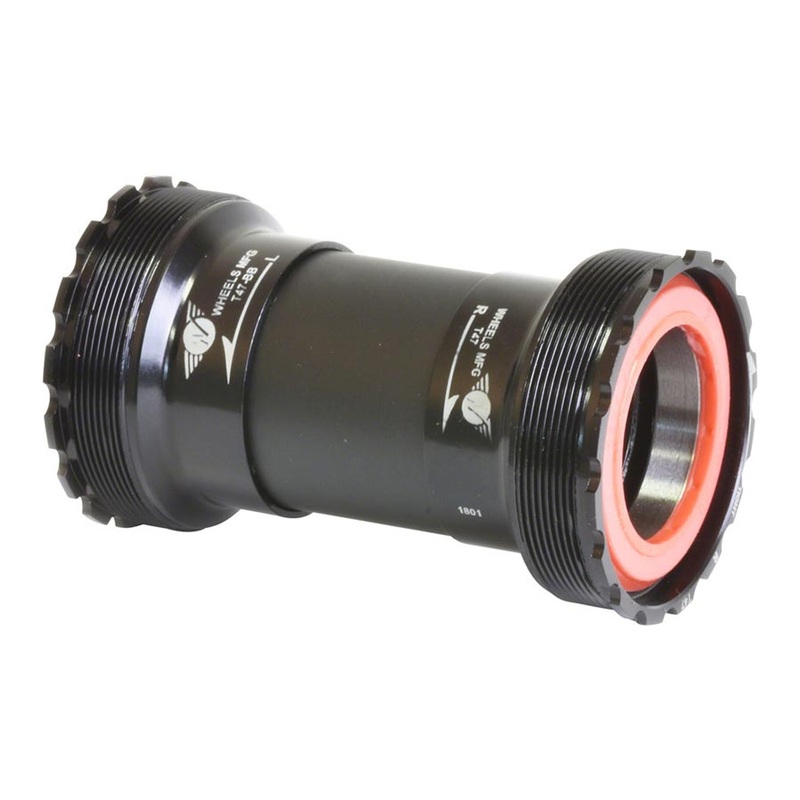 Wheels Manufacturing T47 Inboard Bottom Bracket – DUB Spindle ABEC-3 Bearing BLK