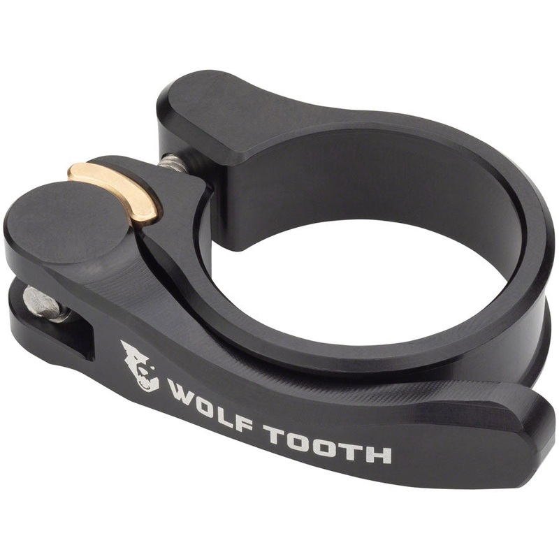 Wolf Tooth Components Quick Release Seatpost Clamp – 31.8mm, Black
