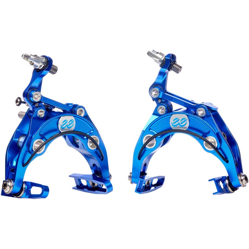 Cane Creek eeBrake 30th Anniversary Road Caliper Brake Set – Regular Mount Gunmetal Gray/Blue