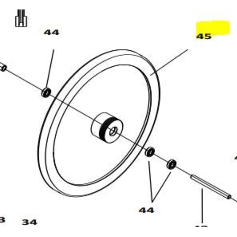 Sunlite F7 Trainer Replacement Parts Flywheel