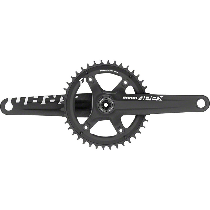 SRAM Apex 1 Crankset – 165mm 10/11-Speed 42t 110 Asymmetric BCD GXP Spindle Interface BLK