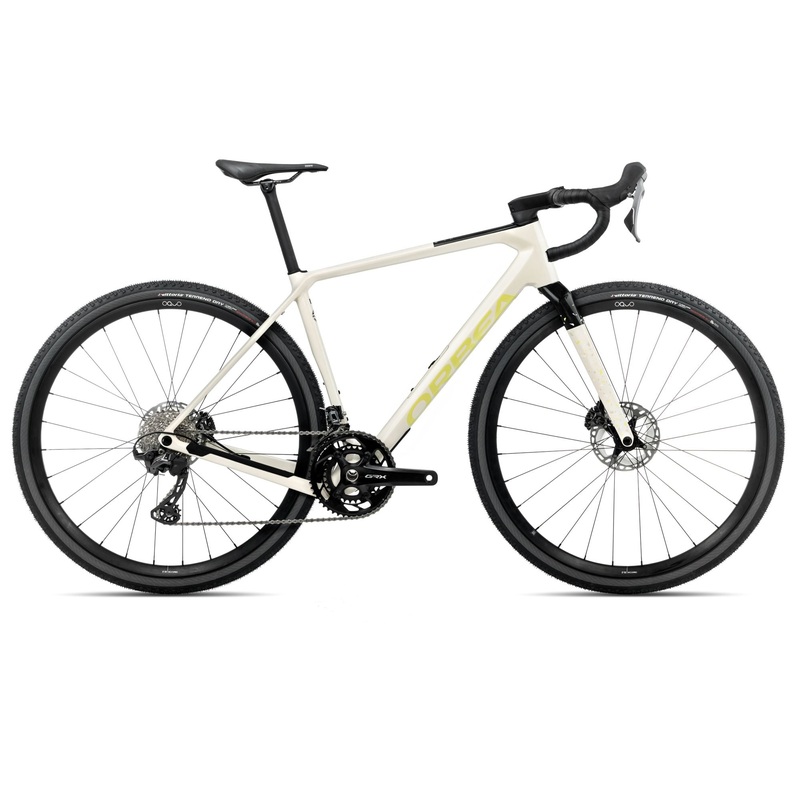 2025 Orbea TERRA M20TEAM Gravel ROAD BIKE – X-Large, Ivory White – Spicy Lime (Gloss)